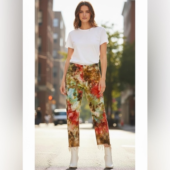 Madewell Denim - M a d w e l l  Perfect Summer Tie-Dye Jeans